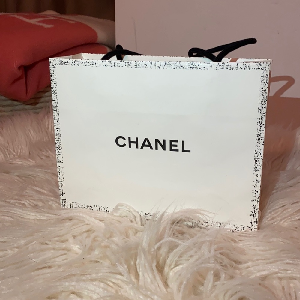 Chanel limited edition small paper shopping bag